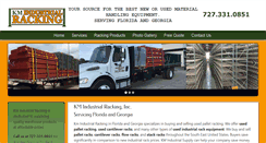 Desktop Screenshot of km-industrial-racking.com
